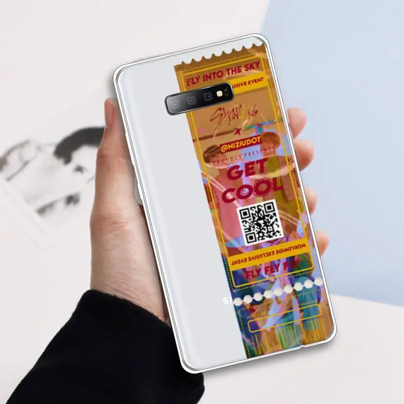 

Stray Kids Air tickets Design luxury protective Phone Case Transparent For Samsung Galaxy A 71 21s S note 8 9 10 plus 20 ultra