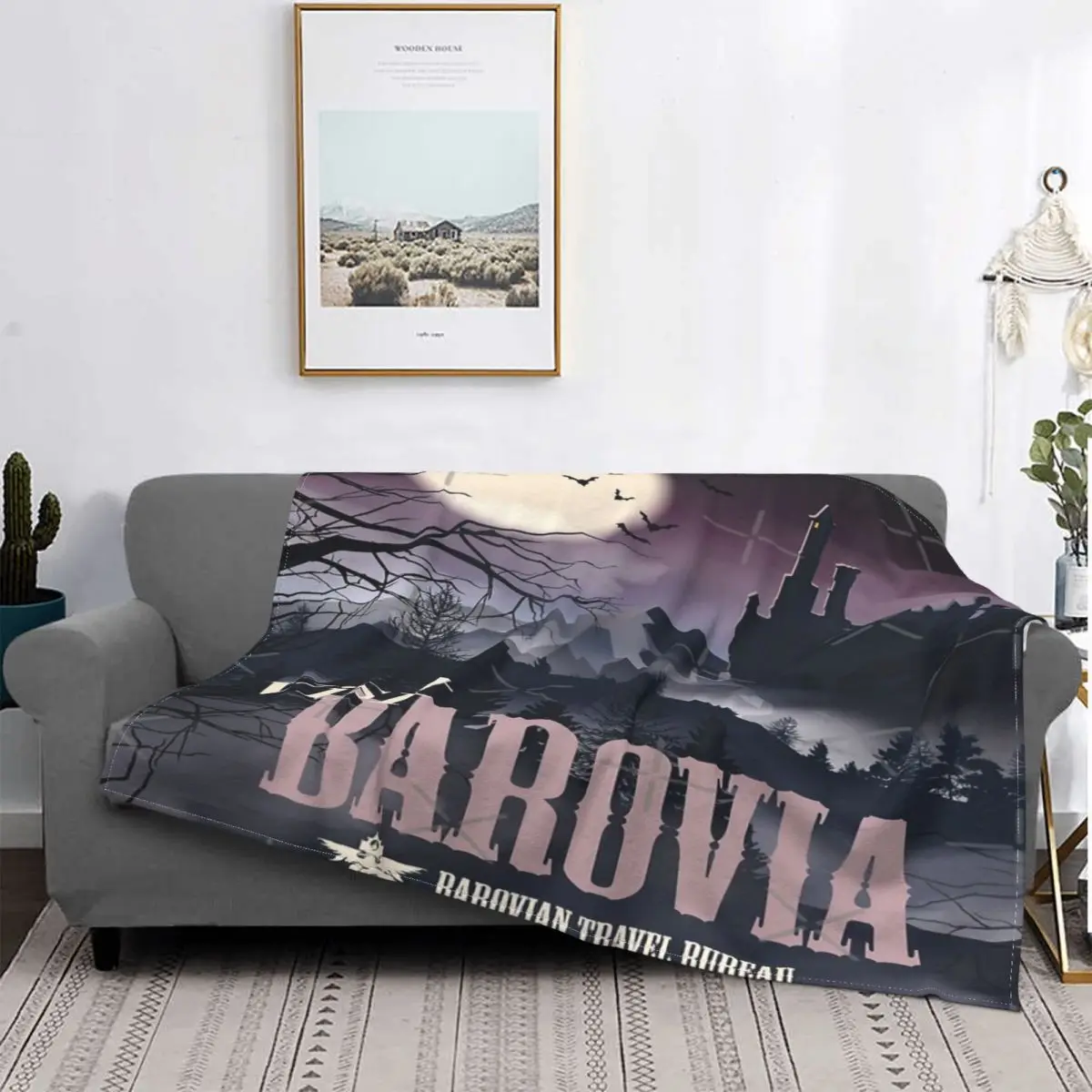 

Visit Barovia-Manta a cuadros, para cama colcha, alfombra de Anime, manta a cuadros, ropa de cama de algodón y lino