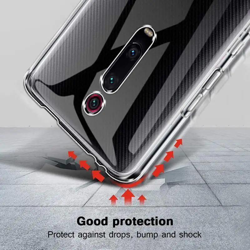 Soft Transparent Cases For Xiaomi Redmi Note 8T 8A 7A Note7 Note6 K20 Clear Cover Mi9 SE 9T CC9e A3 Lite Play |
