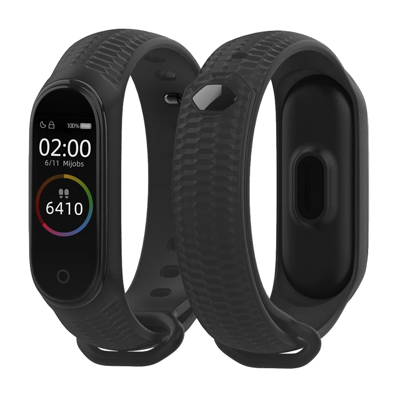 Для Mi Band 3 4 5 6 полупрозрачный Смарт Браслет для ремень Correa в едином положении во