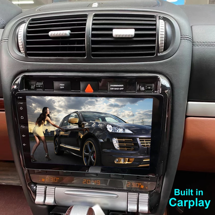 Автомагнитола для Porsche Cayenne 2002-2010 Android 12 Gps мультимедийная Bluetooth-навигация