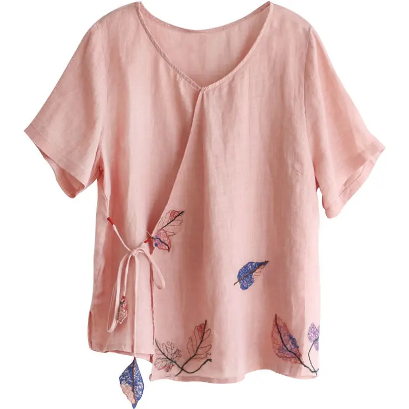 Новая женская китайская летняя форма тайчи традиционная Ретро Повседневная