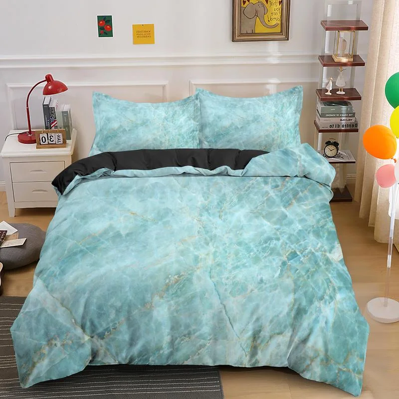 

Marble Duvet Cover Set Bedding Abstract Quilt EU/US Single Twin Full Queen King Size