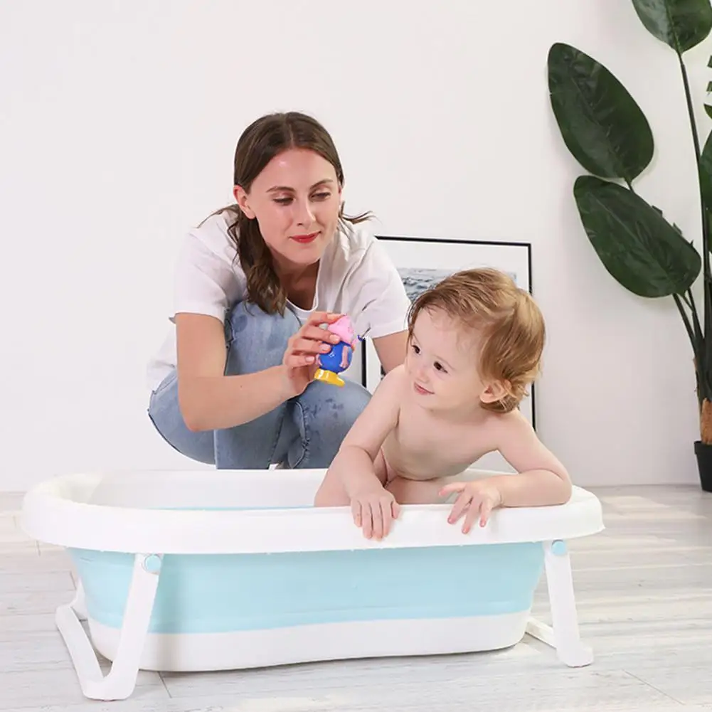 Kidlove детская Ванна портативный Душ бочонок Складной экономии пространства Нескользящие нескользящие для купания новорожденных