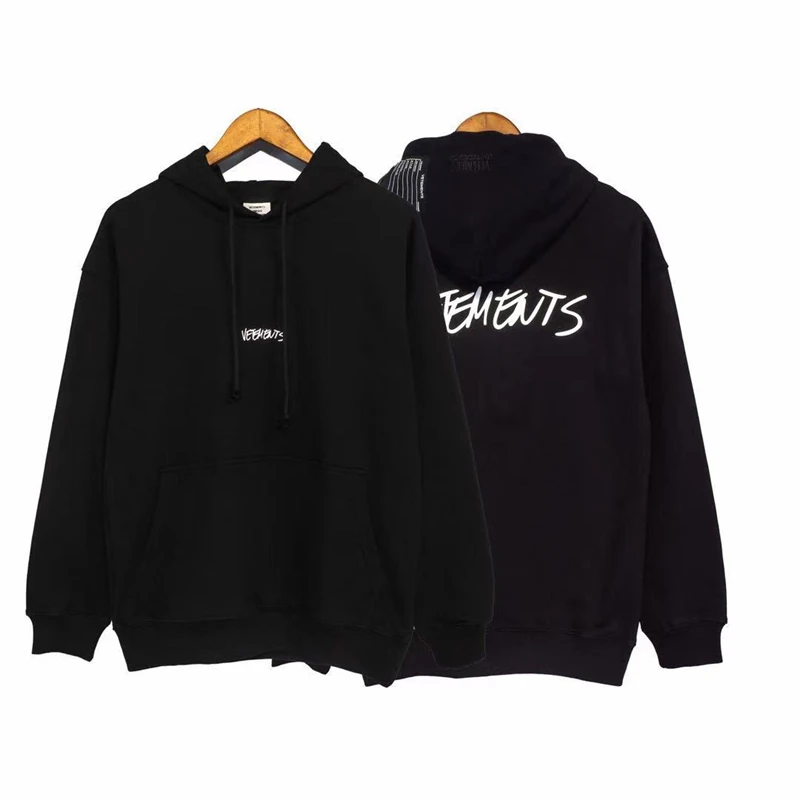 

Черная толстовка с капюшоном для мужчин и женщин, художественный свитшот с капюшоном и вышивкой логотипа