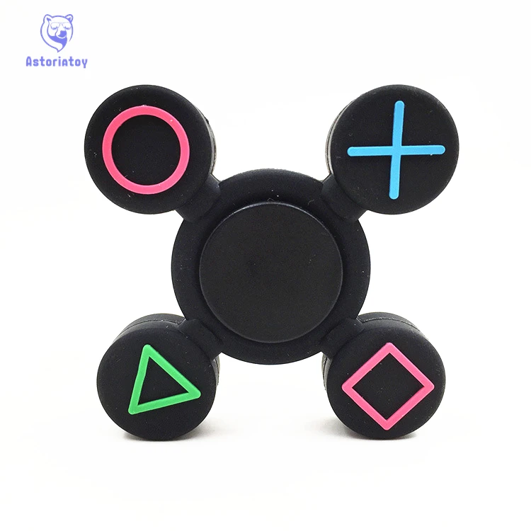 -Spinner Fidget Toy alloy EDC Hand SpinnerPlastic game handle styling For Autism and Rotation Time Long Anti Stress Toys | Игрушки и
