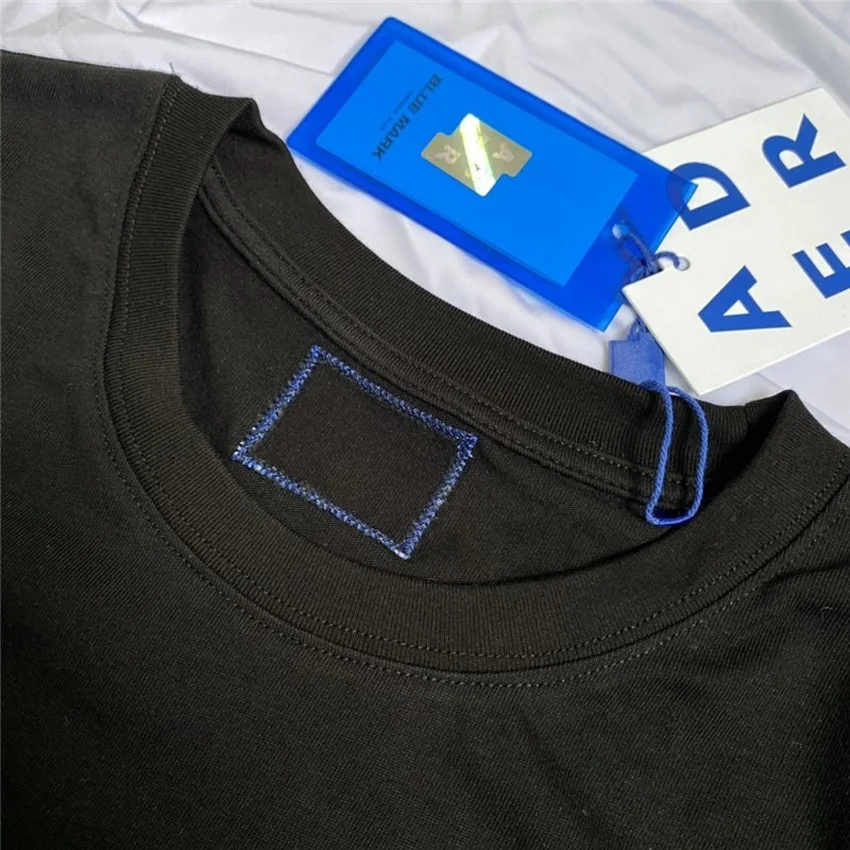 

T-shirt ADER ERROR Men Women Front Color Embroidered Adererror Tee High Quality Back ADER Patch Tops Short Sleeve
