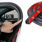 Автоуплотнительная Лента L типа для предотвращения столкновений, звукоизоляционная резиновая уплотнительная лента с краем NoiseTrim, автомобильные аксессуары