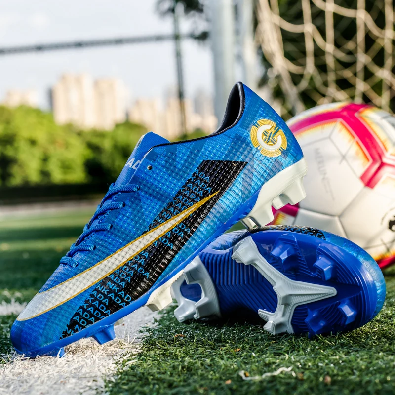 

Unisex New Arrive Top Quality Fg Soccer Shoes Comfortable Football Boots High Ankle Outdoor Sport Training Cleats Size 45