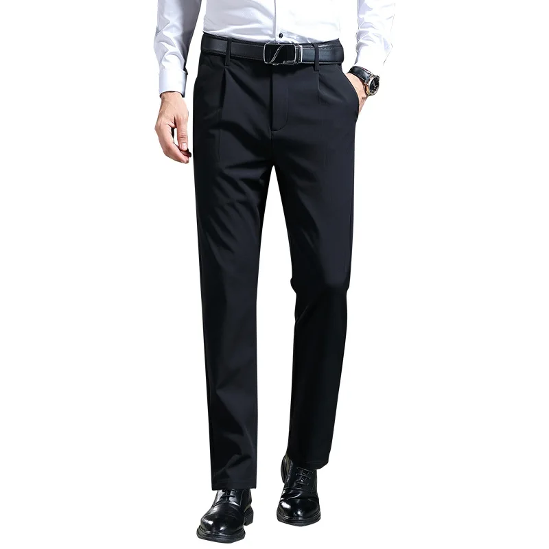 

for trousers men's business casual pants outside white goose down straight and velvet warm cotton trousers big yards