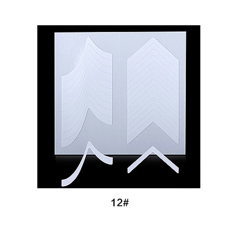 

10 шт. руководство по ногтям наклейки для французского маникюра наклейки для ногтей DIY Инструменты для укладки MP789