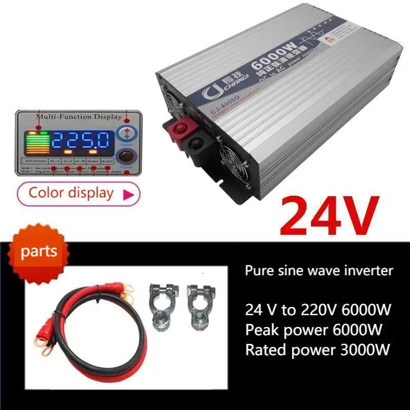 Инвертор немодулированного синусоидального сигнала 3500w1600w260 0 Вт 12 В 24 в 48 до 220 для