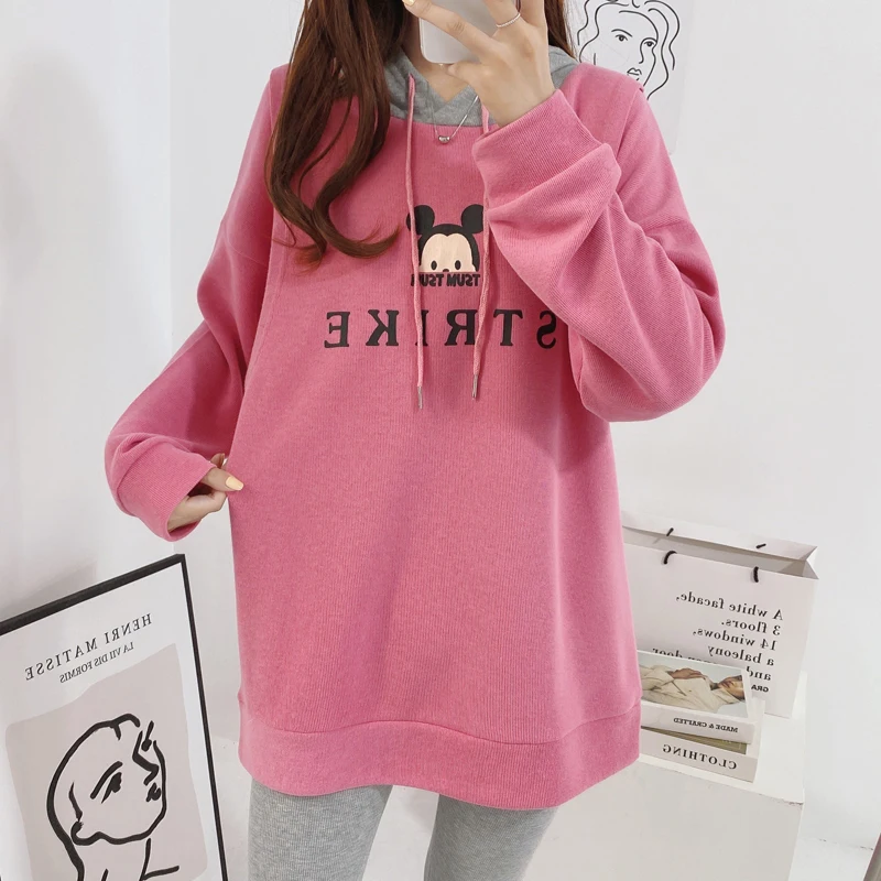 Одежда для грудного вскармливания с капюшоном мультяшными изображениями