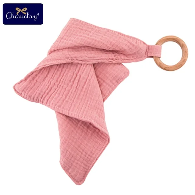 Pink bibs 1 Набор, соска с цепочкой, хлопковый детский нагрудник, прорезыватель, дерево бука, кольцо, слюнявчик, полотенце, соска с цепочкой, заячьи ушки для детей, продукт - Цвет: Pink bibs