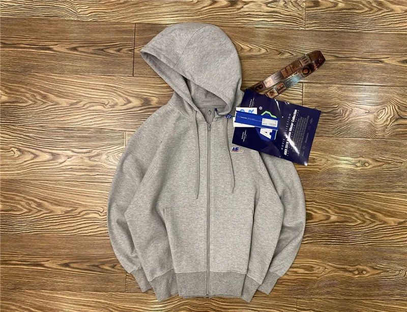 

Hoodie Zipper Adererror Men Women Double-sided Zipper Loose Adererror Hoodie Little Monster Patch Embroidery Ader Error Pullover