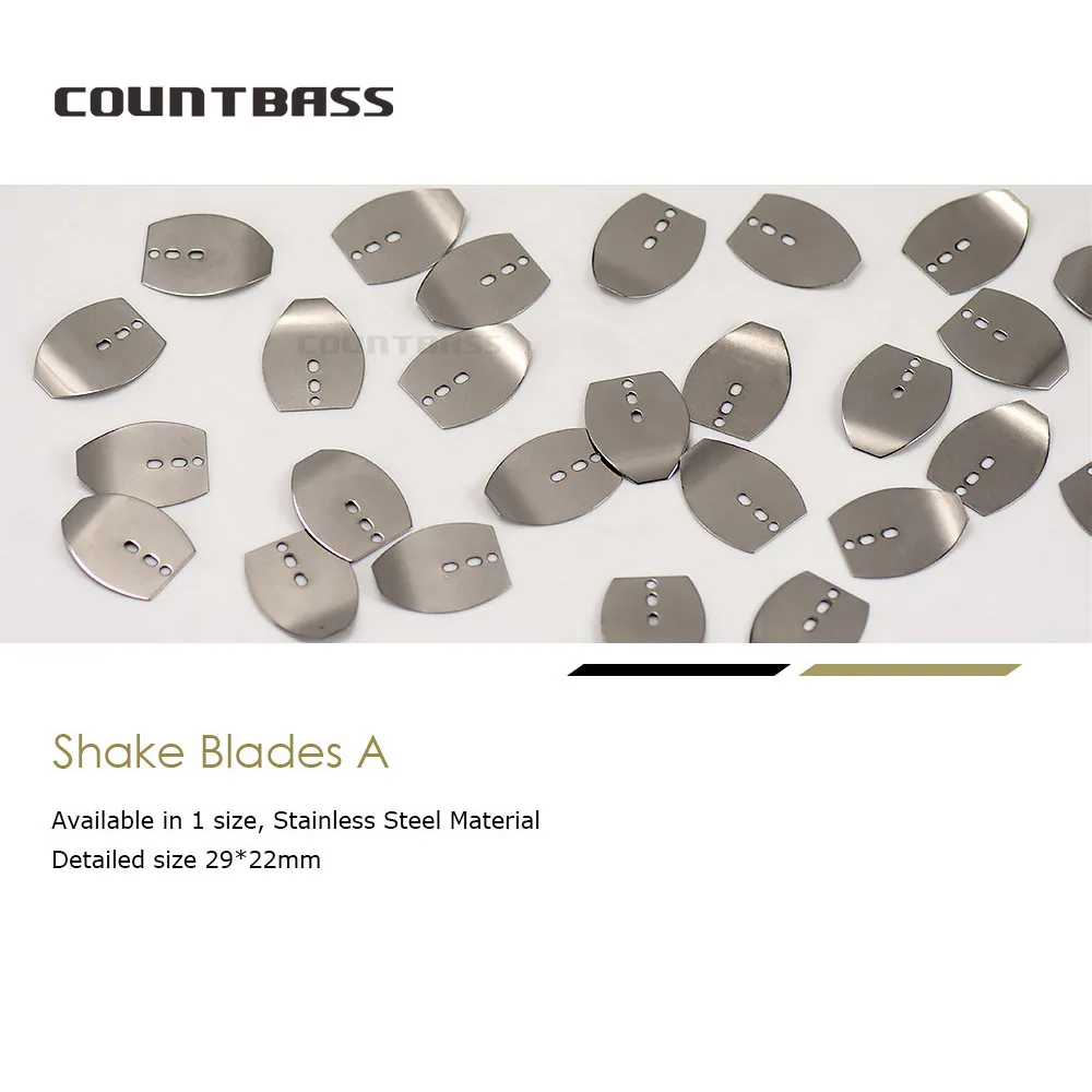 Лопасти для плаванья 50 шт. лезвие из нержавеющей стали DIY вибрирующие Джиги