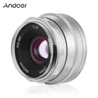 Объектив Andoer 25 мм F1.8 с ручной фокусировкой, большая апертура, для фотосъемки Fujifilm FX-Mount, беззеркальная камера Canon EOS Olympus