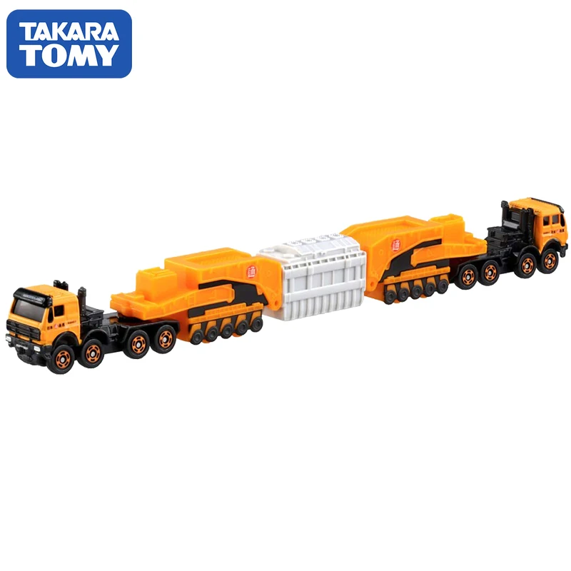 

Takara Tomy Tomica Alloy Car Model Kids Toys Mercedes-Benz Double-head Transformer Transport Trailer Desktop Decorations