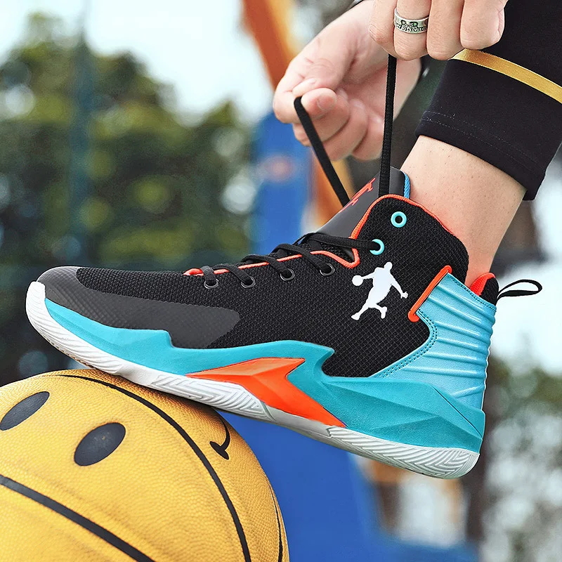 Кеды мужские высокие амортизирующие кроссовки для баскетбола дышащие активного