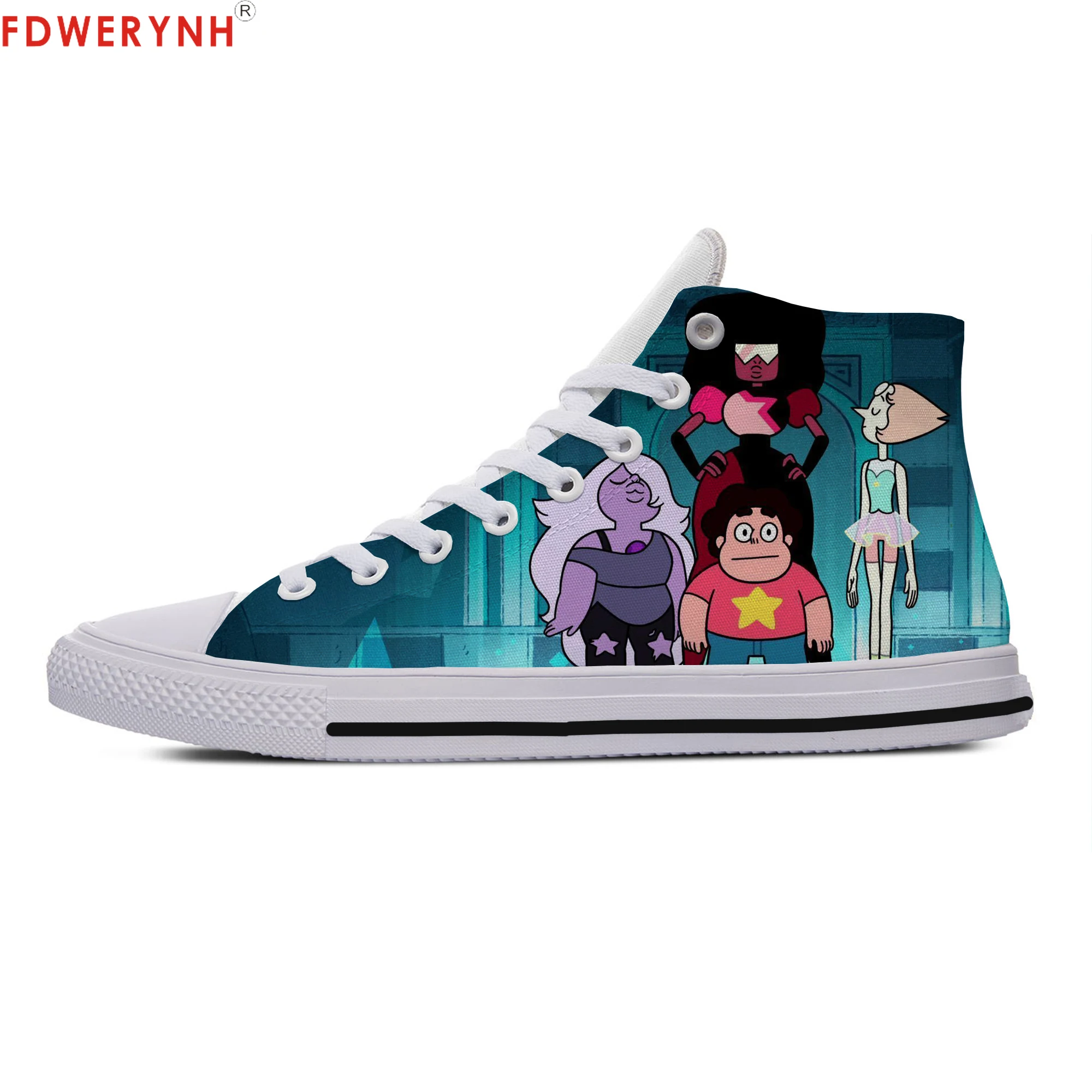 

Men Walking Shoes Customized Canvas Shoes Steven Universe - Lion - Man Plimsolls High Top Shoes Women Breathable Custom Shoes