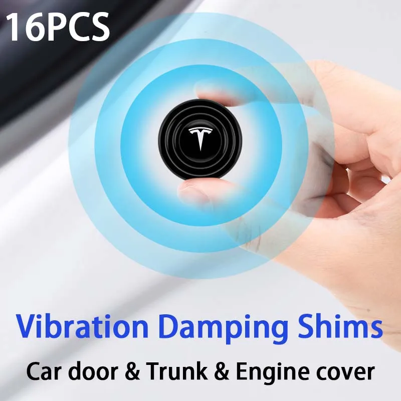 Звуковая ударопрочная буферная наклейка на дверь автомобиля s для Tesla Model 3