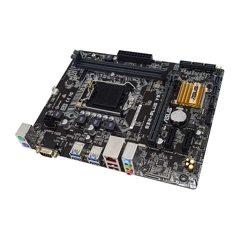Материнская плата Asus E3M-PLUS V5 LGA 1151 DDR4 RAM 32GB для шестого поколения памяти Core PCI-E 3 0 SATA