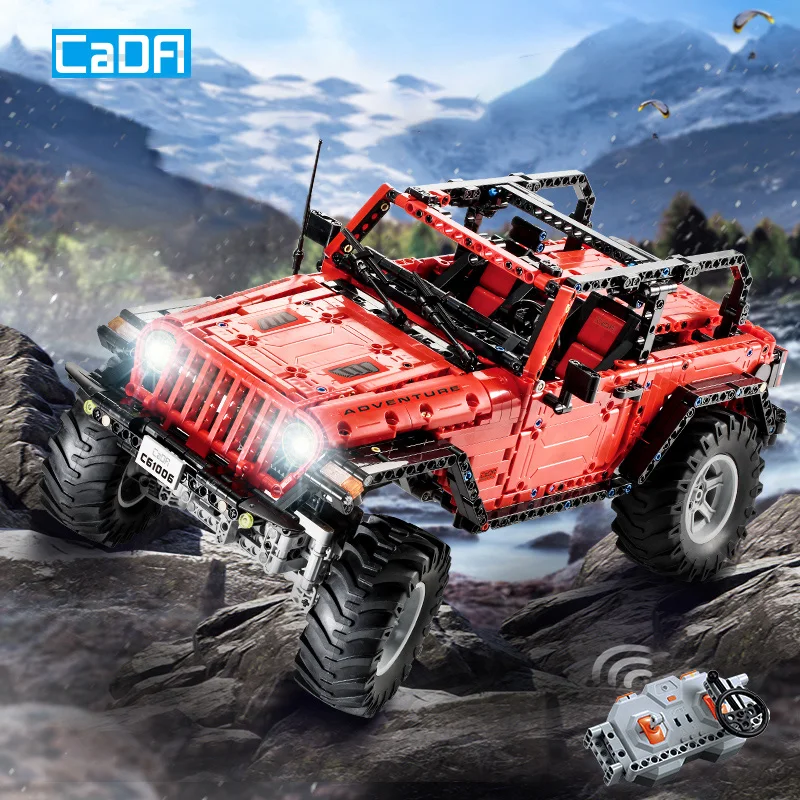 

Cada 1941PCS City Remote Control Off Road Vehicle Model Building Block Bricks Technical Racing Car Kids Educational Toy Gifts