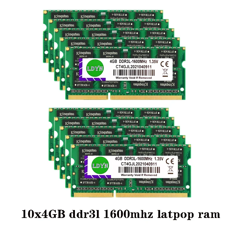 LDYN 10X DDR3 оперативная память для ноутбука 4 ГБ 8 DDR3L 1333 МГц 1600 1 35 в Sodimm