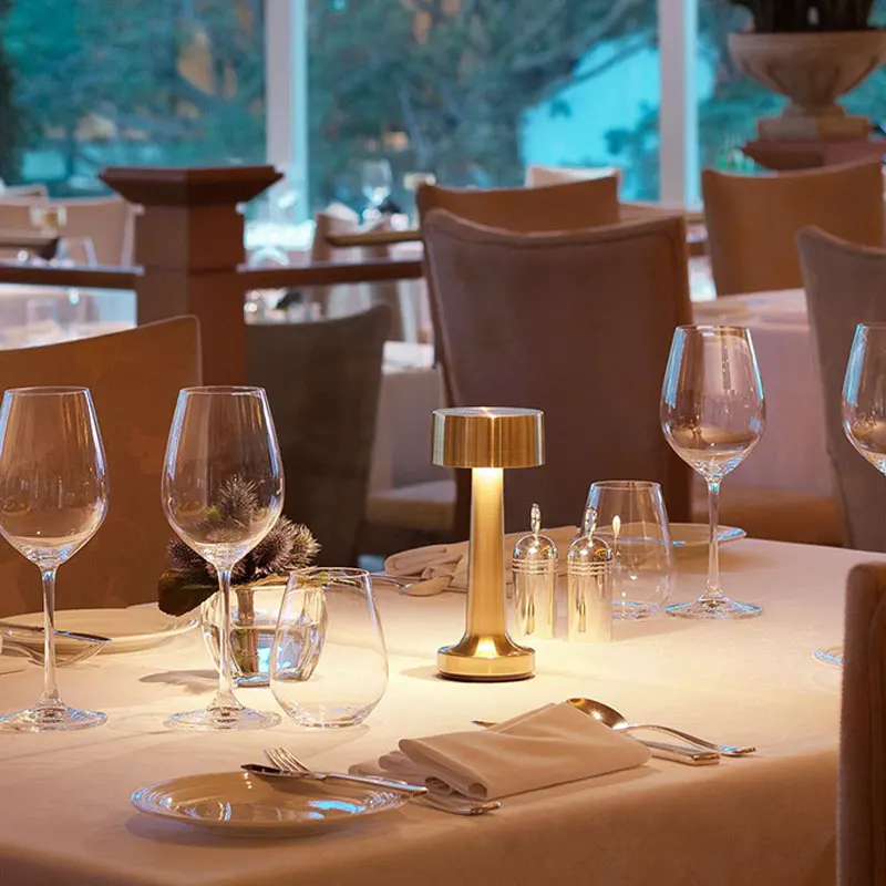 Барная настольная лампа в стиле ретро портативный винтажный светодиодный