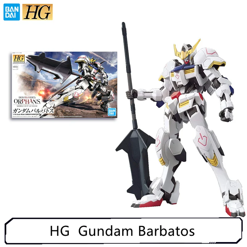 

Оригинальная аниме-игрушка Bandai Gundam HG 001 1/144, детская сборная игрушка-сирота Gundam Barbatos с железной кровью, рождественский подарок
