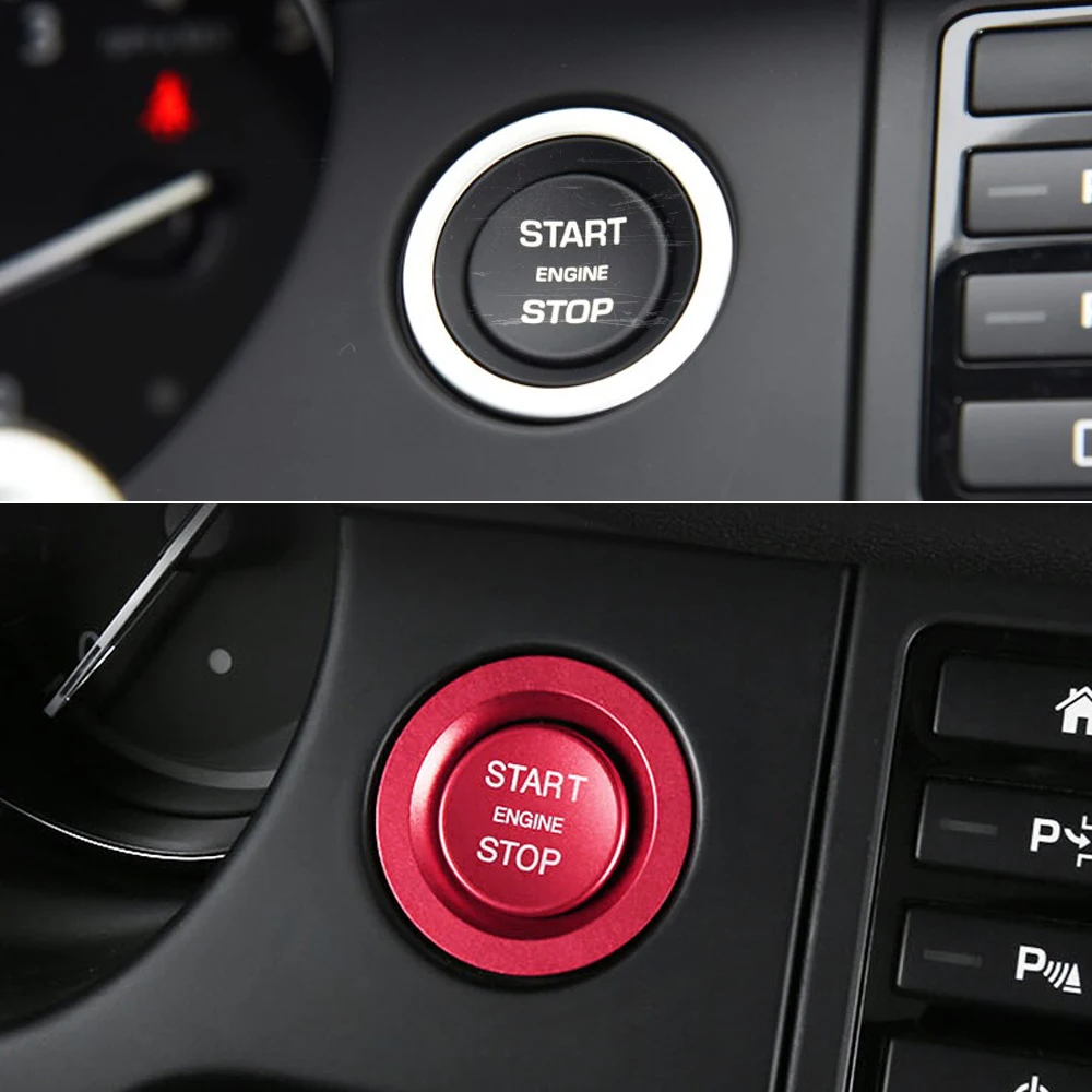 Аксессуары для стайлинга автомобилей старт остановить двигатель крышка кнопки
