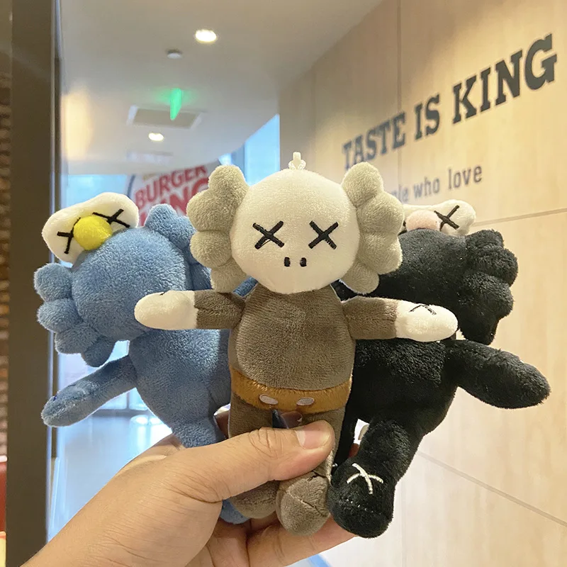 

2021 Trend Plush Kaws Doll Doll Couple Cute Bag Pendant Creative Bag Hanging Doll Gift Keychain Key Rings