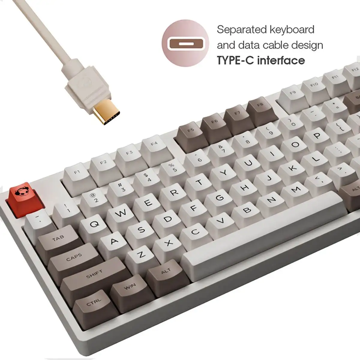 

Клавиатура игровая Механическая AKKO 3087 V2, 87 клавиш, USB Type-C, 85% PBT