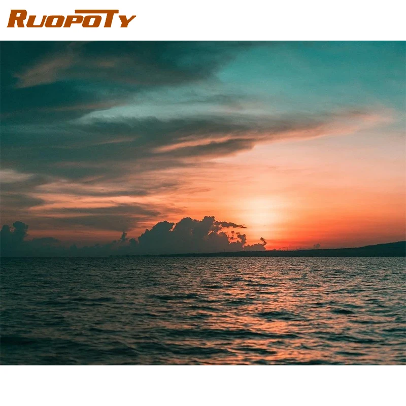 RUOPOTY DIY Краска по номерам картина современное настенное художественное