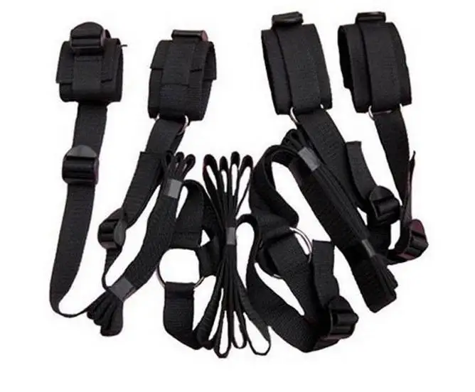 Бондаж для секса в кровати игрушка Фетиш-набор секс-игрушка любви руки лодыжки