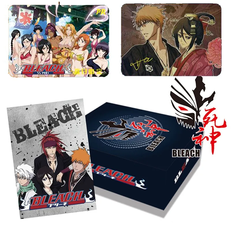 

Bleach Kurosaki Ichigo Inoue Orihime Ishida Uryuu Sado Yasutora Kisuke Anime Game Collection Cards Kids Boys Toys For Children