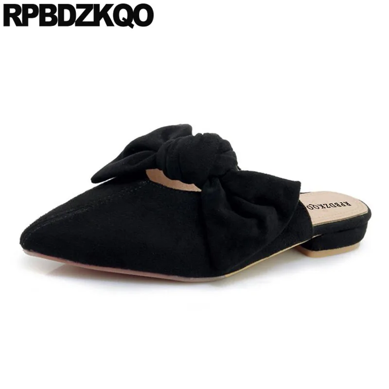 Китайский 11 Дешевая обувь Китай С острым носком Женские слипоны на плоской