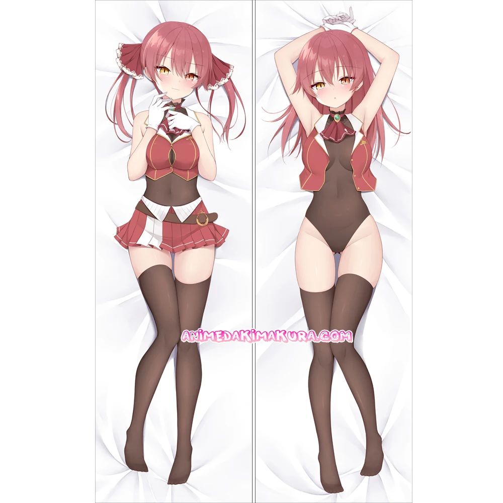 

Virtual Youtuber Houshou Marine Anime Girl Dakimakura Hugging Body Pillow Case Cover