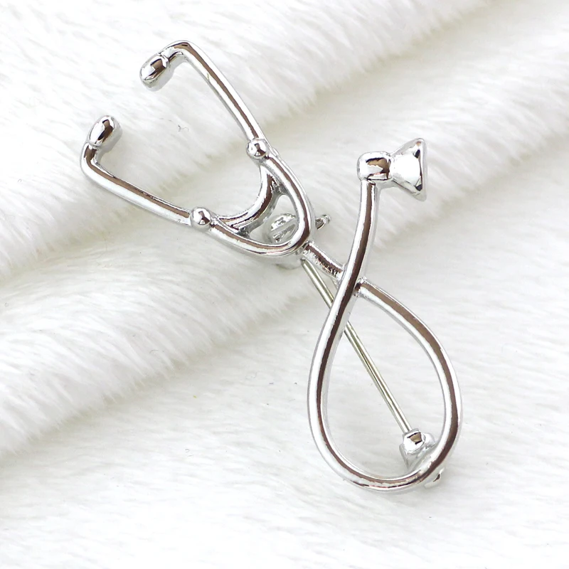 Medical brooch 068 Медсестры доктор булавки броши измеритель артериального давления нейрон скорой помощи матки Кадуцей Медицинский аксессуары брошь булавки подарки ювелирные изделия - Окраска металла: Medical brooch 068