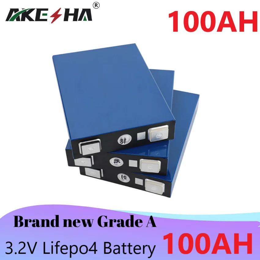 

Prismatic 3.2V 100Ah lifepo4 battery 12V 200AH 24V 400AH Solar energy storage power EV RV Boat EU US TAX FREE