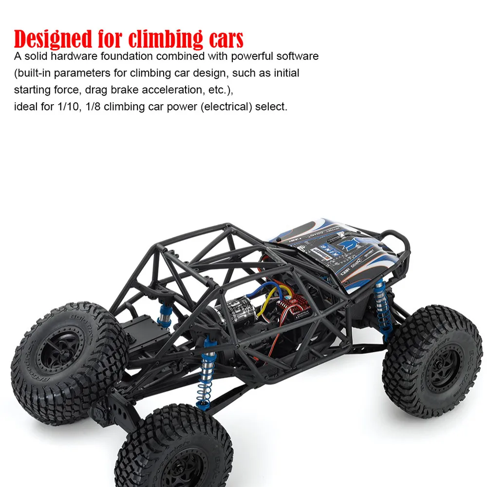 Водонепроницаемая матовая карточка Hobbywing quirun 1080 80A ESC + программа для гусеничных