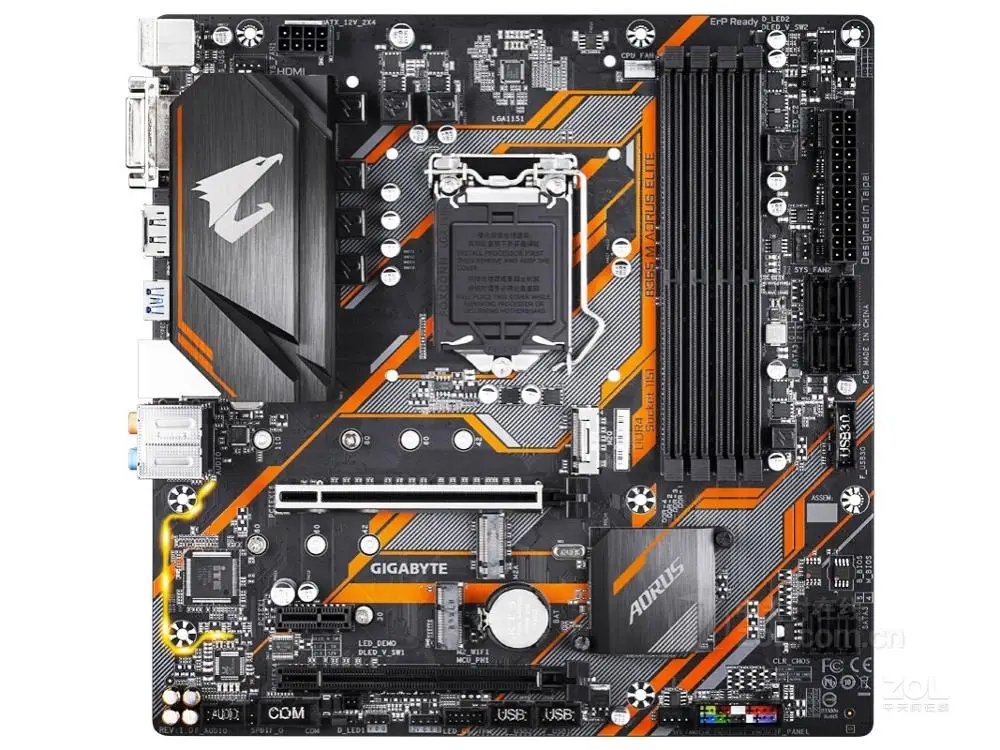 Kaufen Neue Gigabyte B365M AORUS ELITE Original Mainboard LGA 1151DDR4 DVI HDMI 64GB USB 2,0 USB 3,0 M.2 B365 Desktop Motherboards