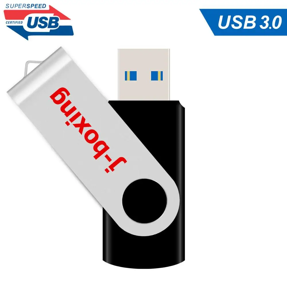 Флэш-накопитель J-boxing 16 ГБ металлический флэш-накопитель 32 64 USB флэш-диск для ПК Mac