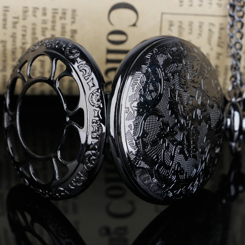 Рисунок 4 - Черные карманные часы в стиле стимпанк