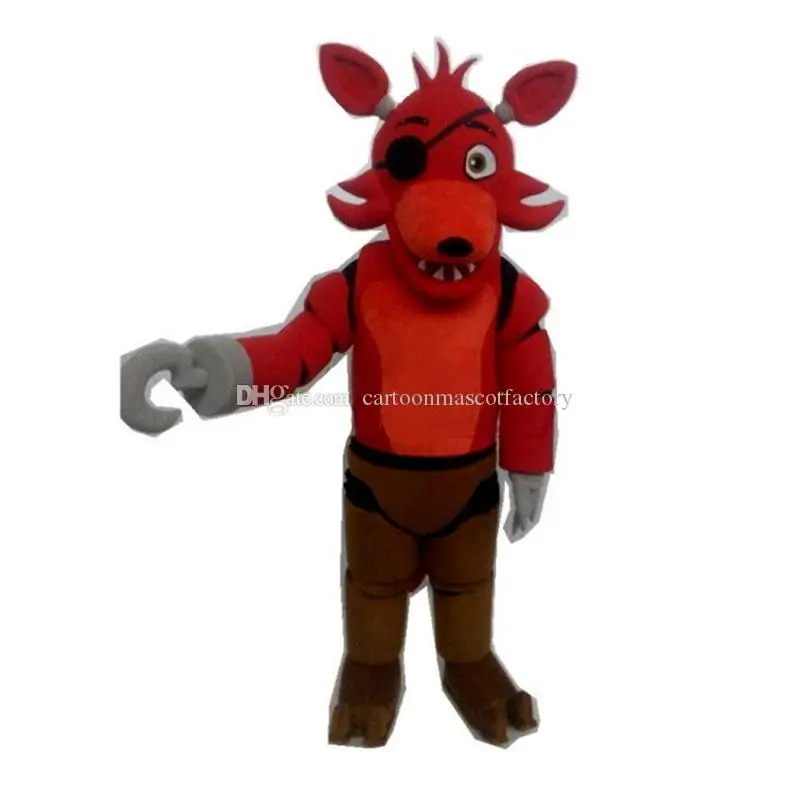 Five Nights at Freddy's FNAF жуткая игрушка Красный Фокси маскарадный костюм мультяшный