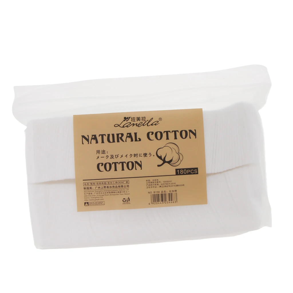 

180 шт., мягкие косметические безворсовые салфетки для снятия макияжа лица