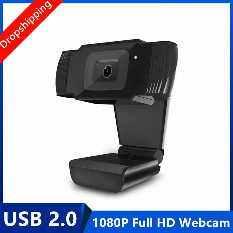

USB 2.0 Webcam 1080P Full HD Web Camera Built-in Microphone Rotatable USB Plug Web Cam For PC Computer Mac Laptop Desktop