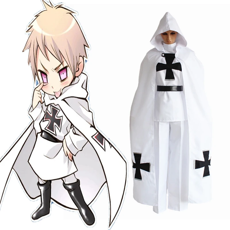 Костюм для косплея аниме Hetalia Axis Powers униформа Гилберта билшмитта Пруссии костюм