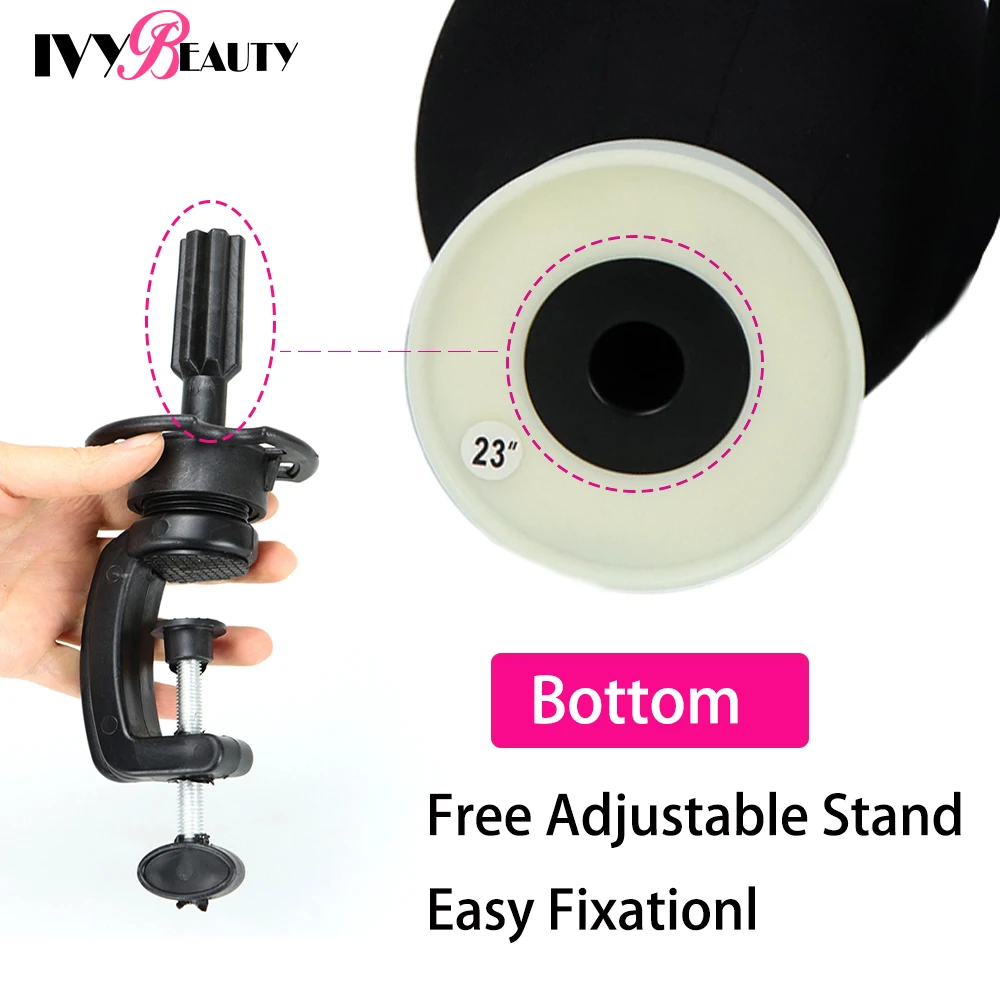 Головка парика из ткани 21-24 дюйма |