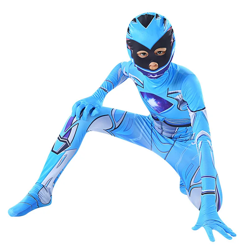 Комбинезоны для мальчиков Power детские костюмы Mecha Five Beast Мистик-сила супергерой